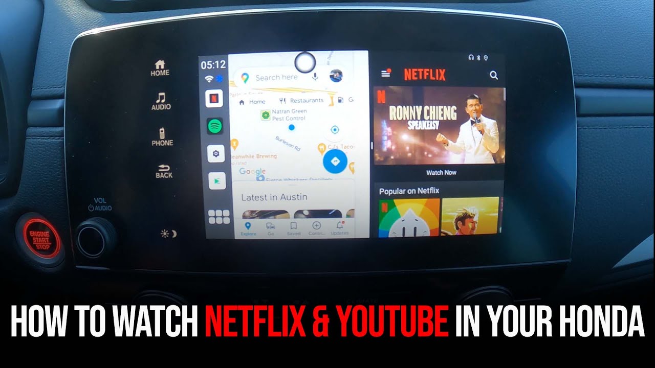 Youtube & Netflix AI-Box pour Honda